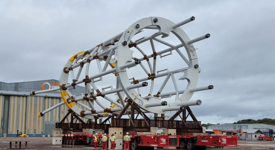 Global Energy Group Complete Fabrication of J-Tube Frames for Moray West Offshore Wind Farm